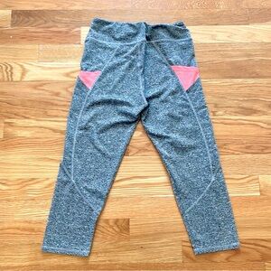 Always Heather Gray Workout Capris with Pockets S